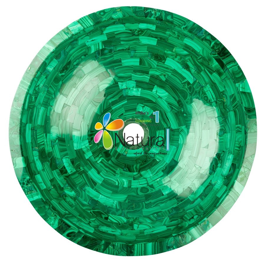Malachite sink  